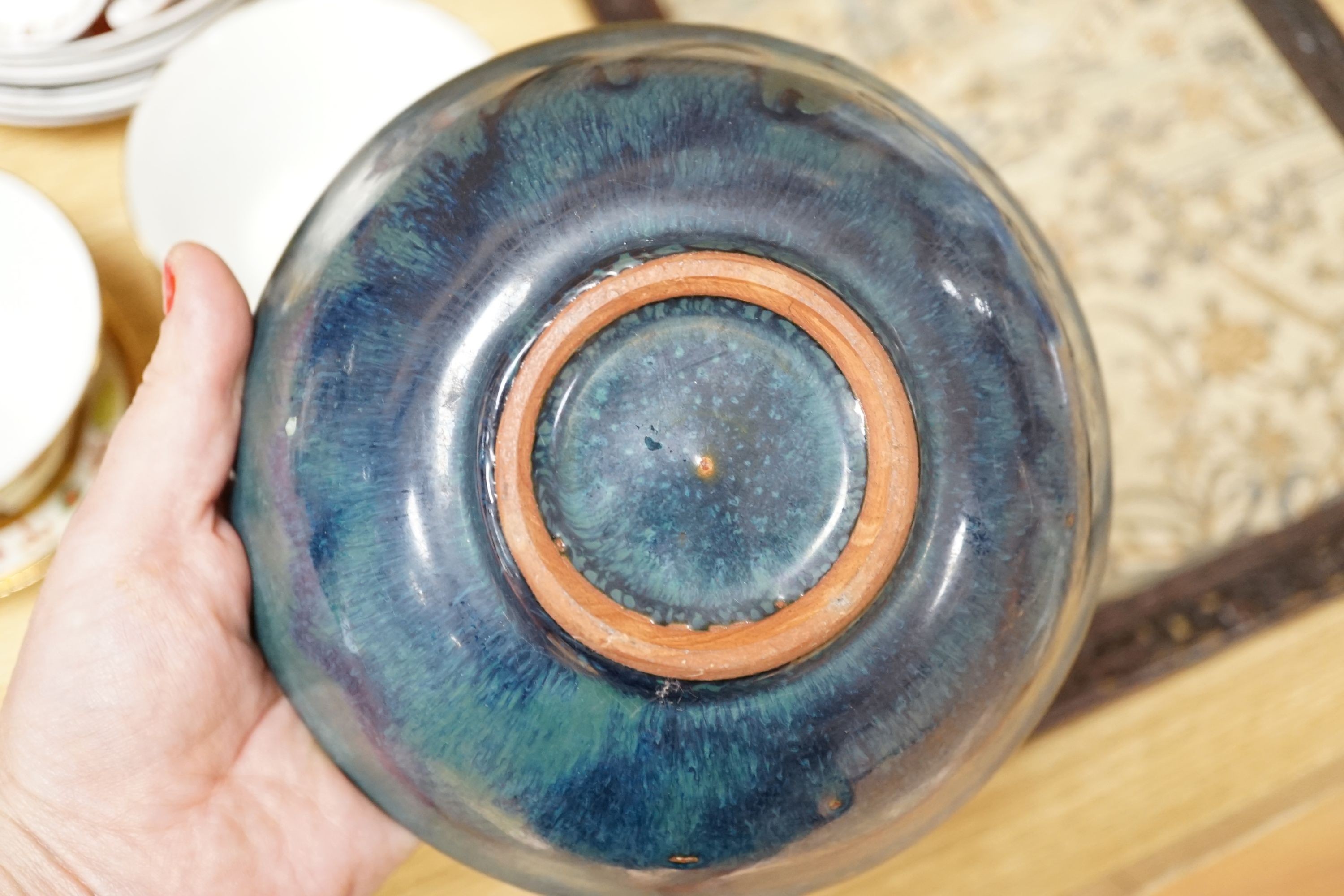 A mixed group pf Chinese, Japanese and English ceramics